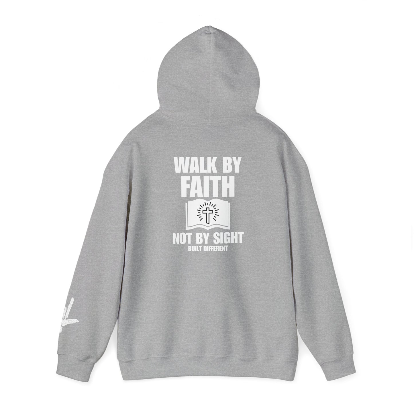 Built Different Walk By Faith | Jesus Says Walk By Faith Hoodie