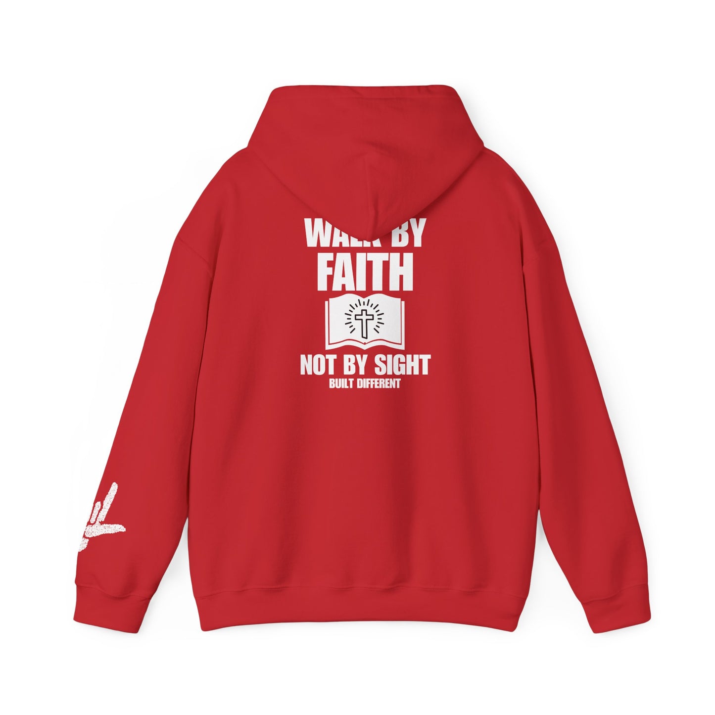Built Different Walk By Faith | Jesus Says Walk By Faith Hoodie