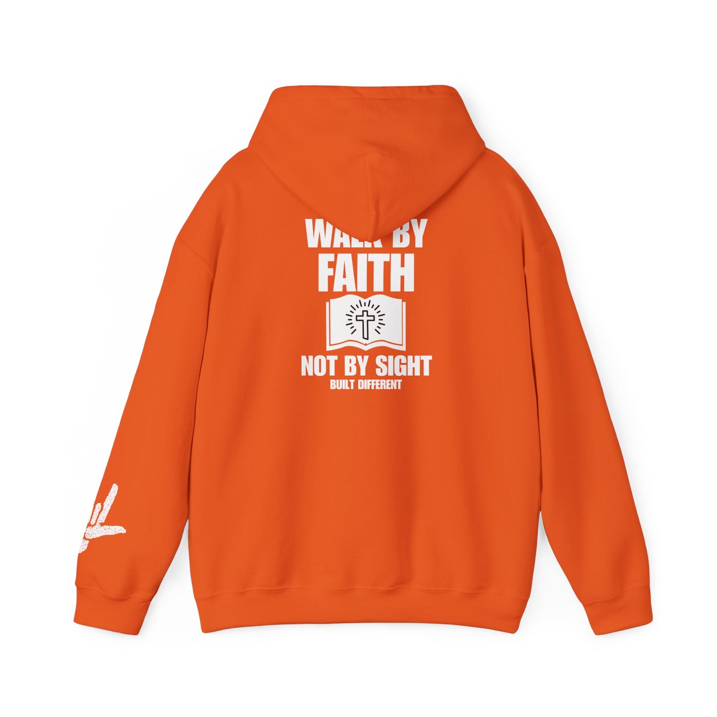 Built Different Walk By Faith | Jesus Says Walk By Faith Hoodie