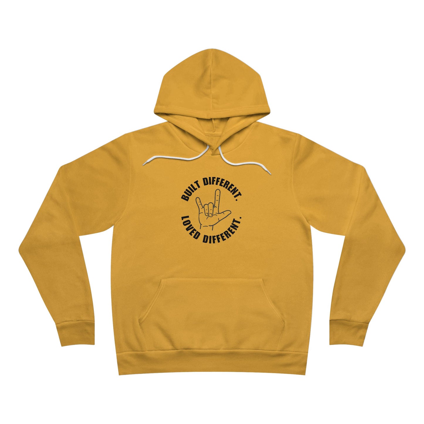 Built Different. Loved Different. | ASL “I Love You” Hoodie