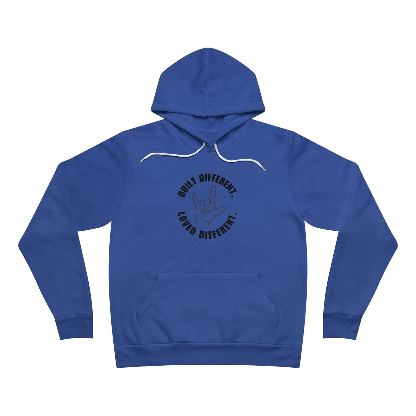 Built Different. Loved Different. | ASL “I Love You” Hoodie