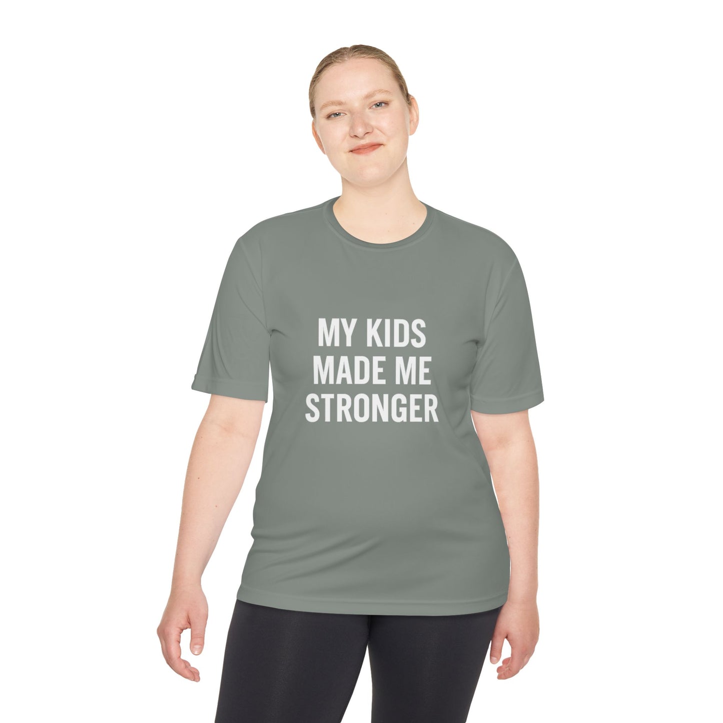 “My Kids Made Me Stronger T-Shirt – Built Different Dad Tee | Motivational Father Shirt”