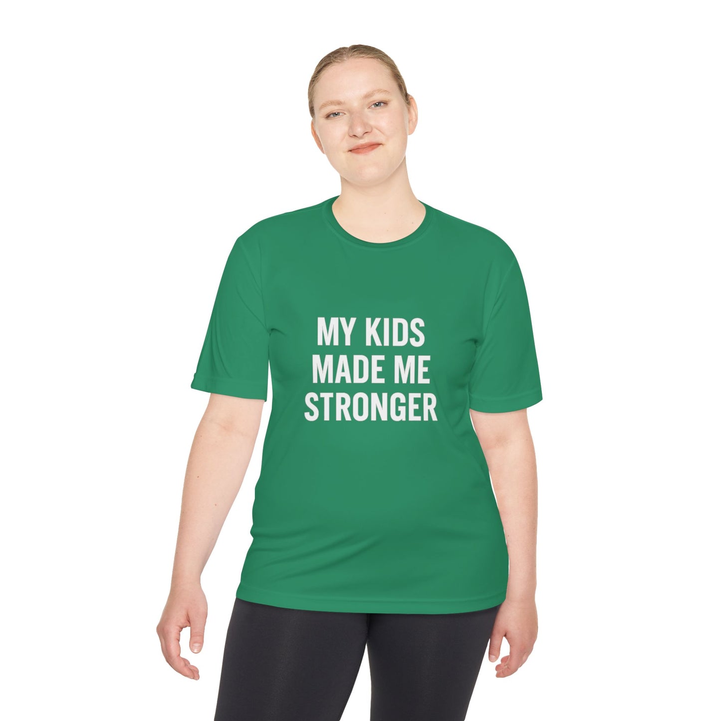 “My Kids Made Me Stronger T-Shirt – Built Different Dad Tee | Motivational Father Shirt”