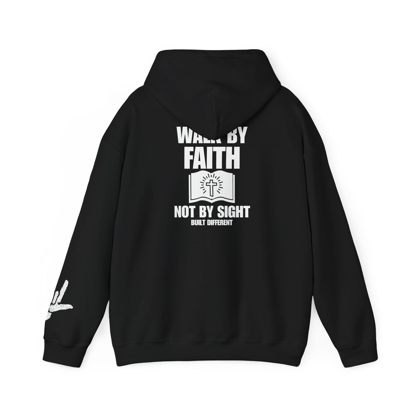 Built Different Walk By Faith | Jesus Says Walk By Faith Hoodie