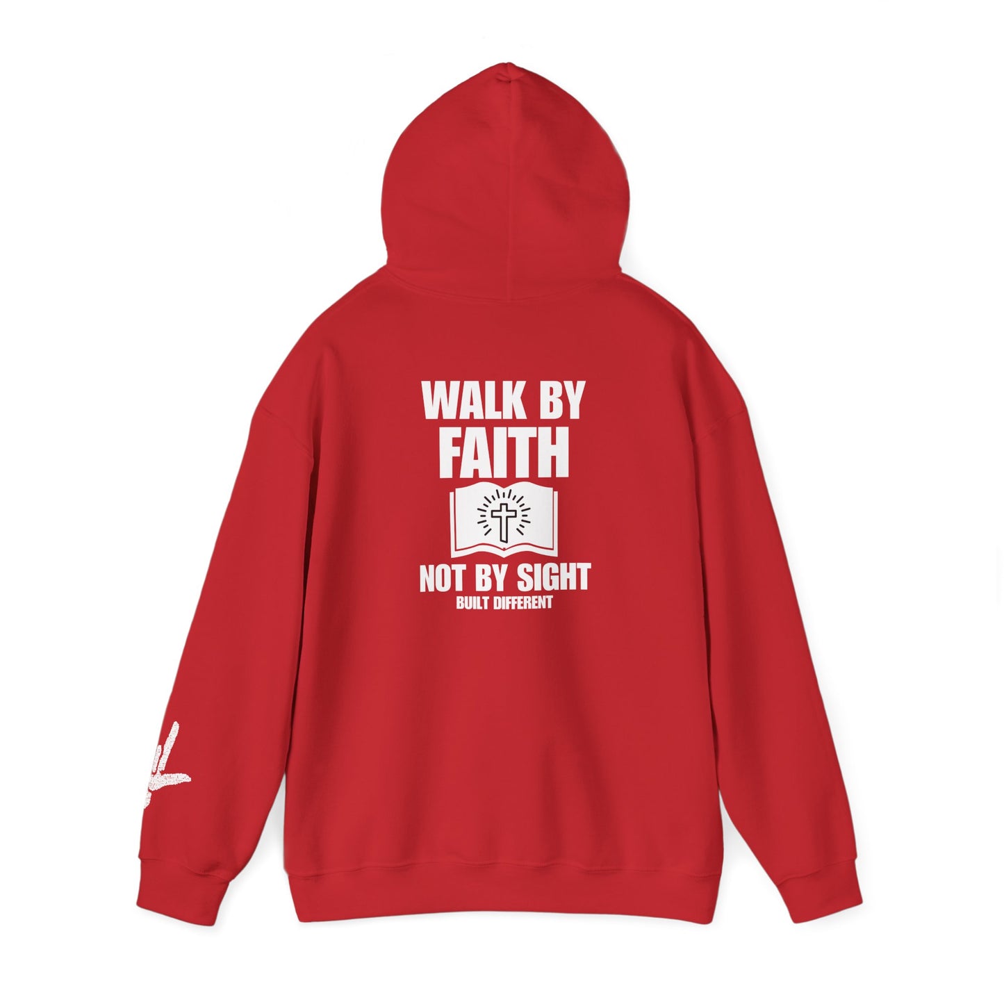 Built Different Walk By Faith | Jesus Says Walk By Faith Hoodie
