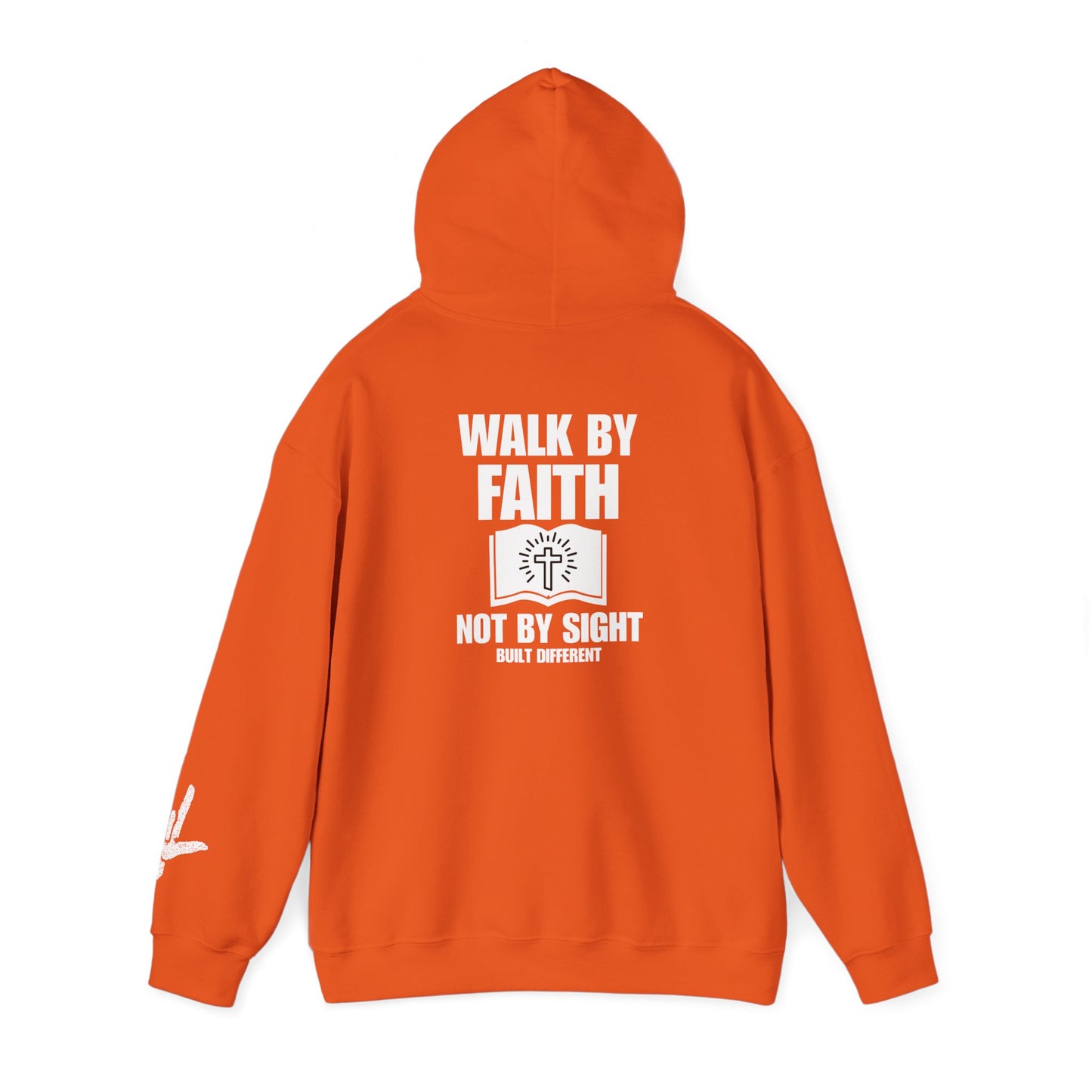Built Different Walk By Faith | Jesus Says Walk By Faith Hoodie