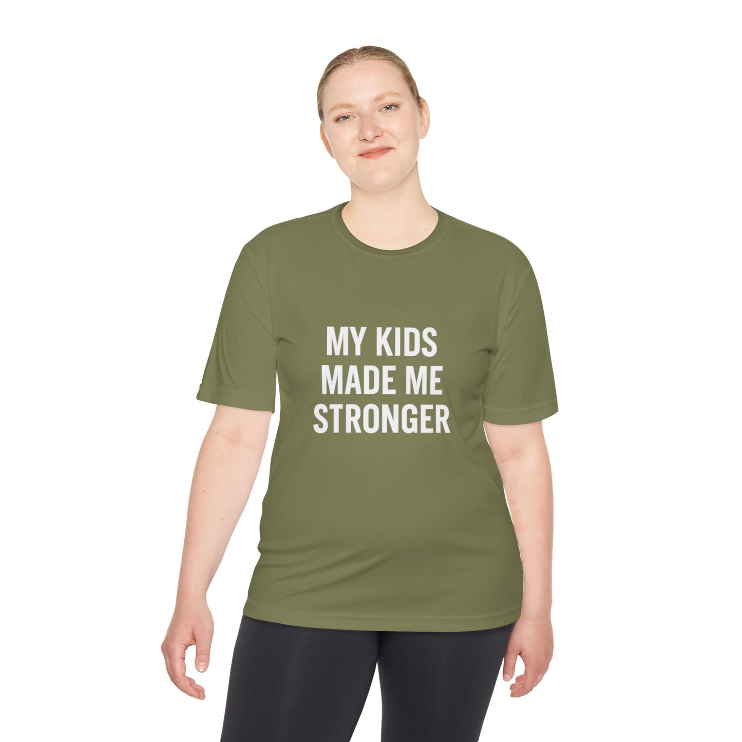 “My Kids Made Me Stronger T-Shirt – Built Different Dad Tee | Motivational Father Shirt”