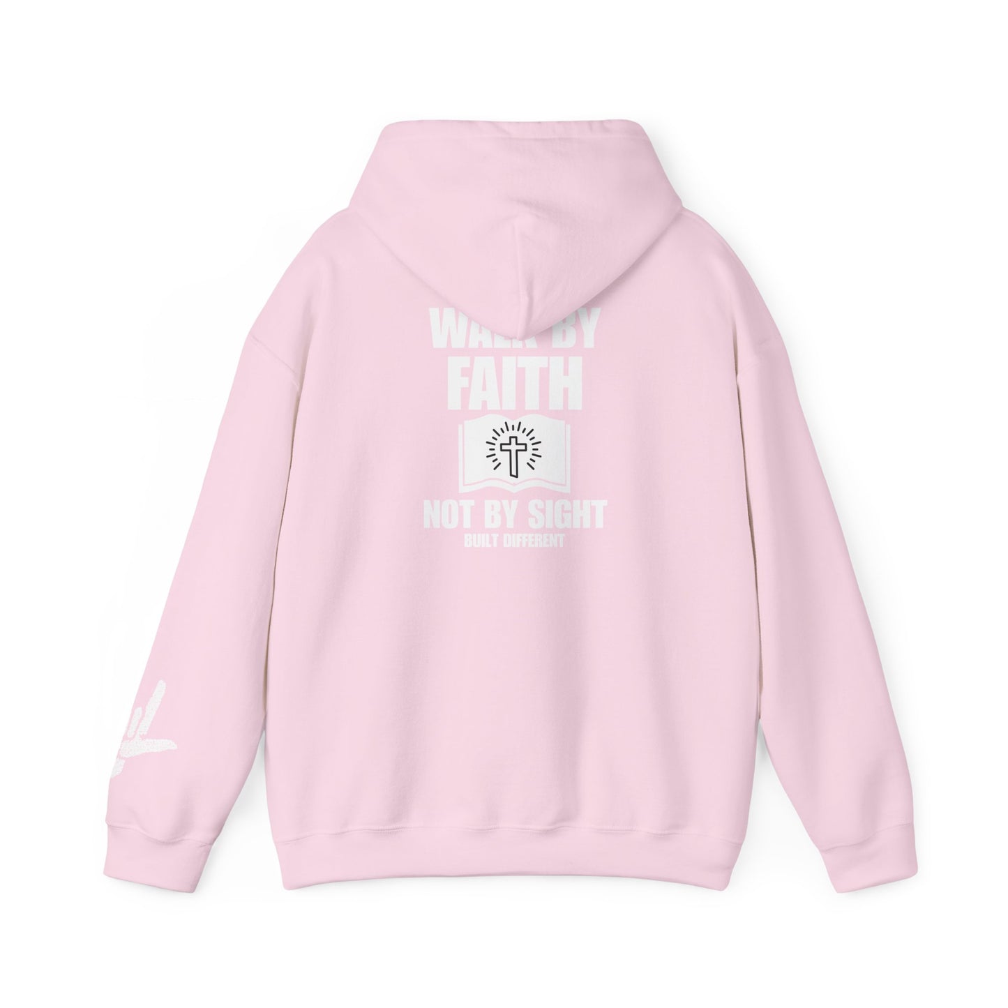 Built Different Walk By Faith | Jesus Says Walk By Faith Hoodie