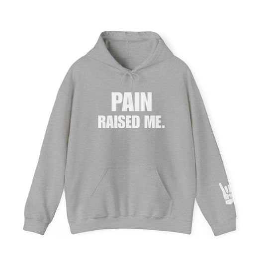 Built Different Pain Raised Me | Jesus Saved Me Hoodie