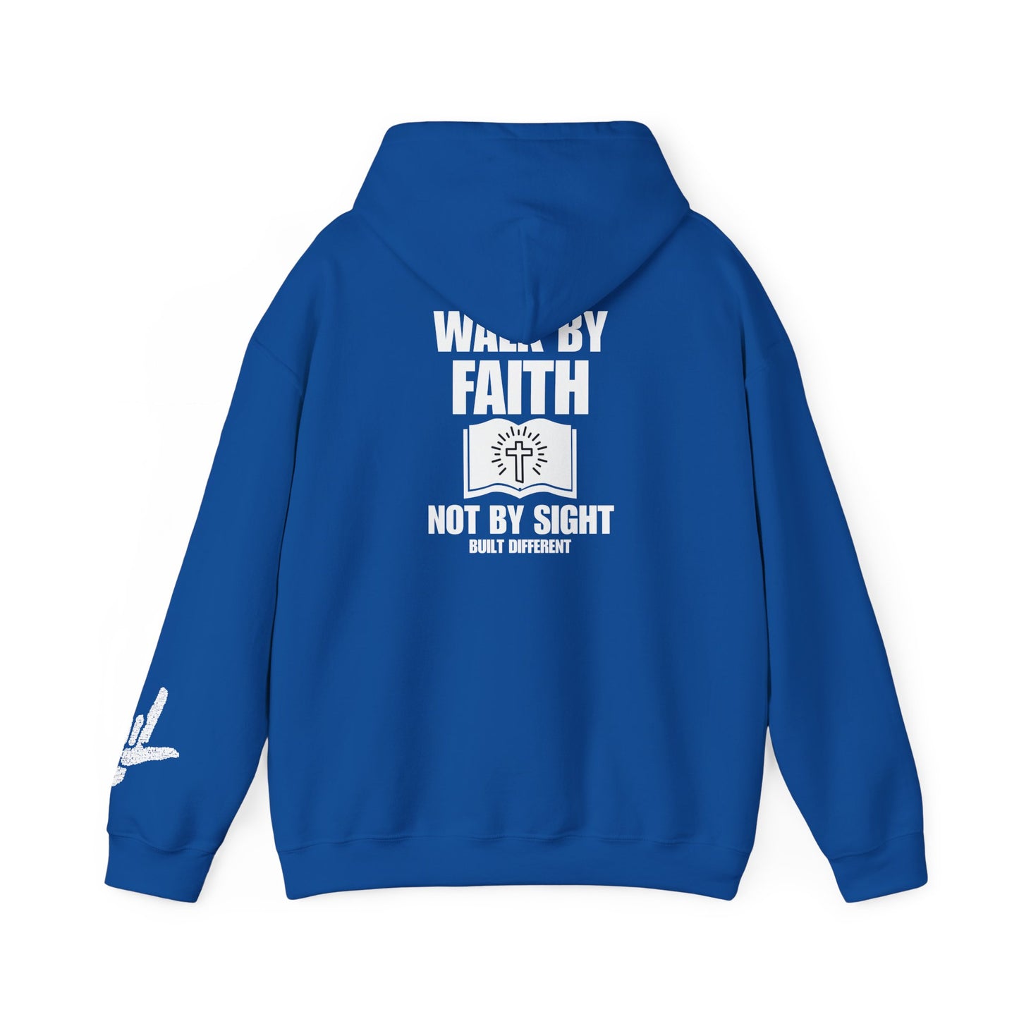 Built Different Walk By Faith | Jesus Says Walk By Faith Hoodie