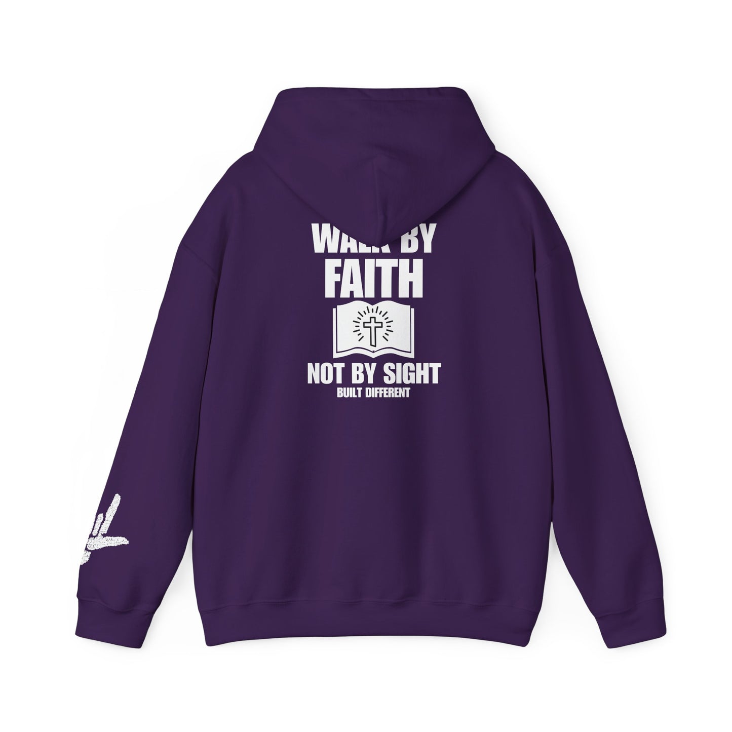 Built Different Walk By Faith | Jesus Says Walk By Faith Hoodie