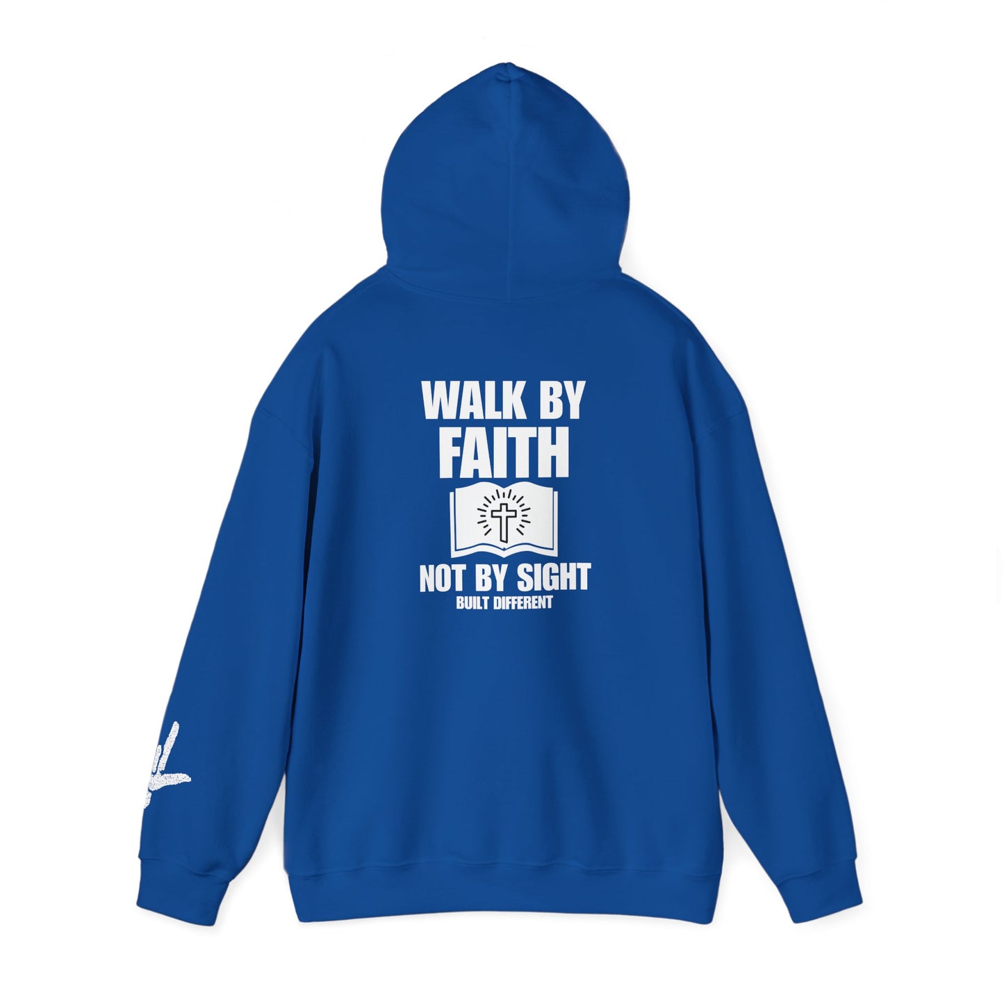 Built Different Walk By Faith | Jesus Says Walk By Faith Hoodie