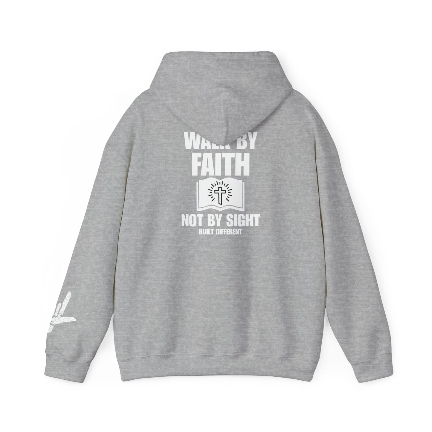 Built Different Walk By Faith | Jesus Says Walk By Faith Hoodie
