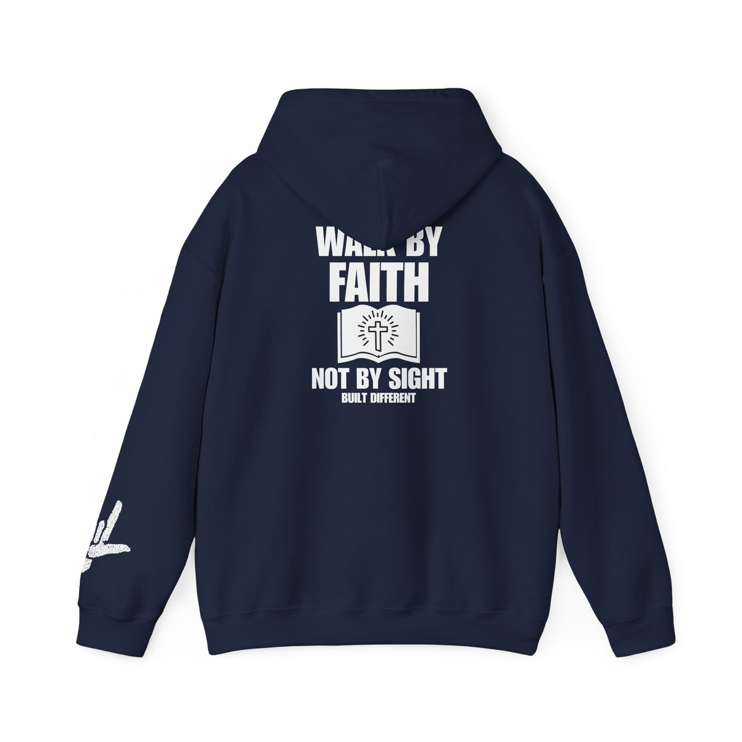 Built Different Walk By Faith | Jesus Says Walk By Faith Hoodie