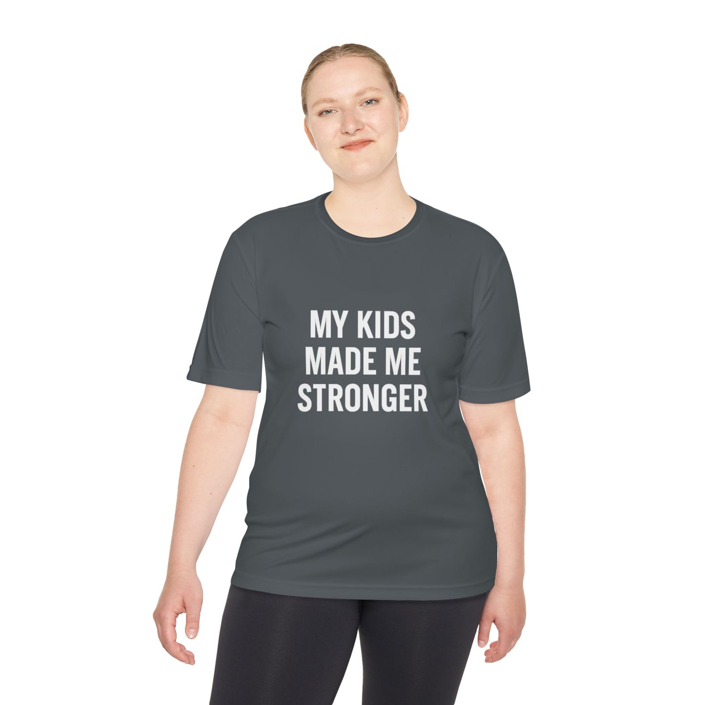 “My Kids Made Me Stronger T-Shirt – Built Different Dad Tee | Motivational Father Shirt”