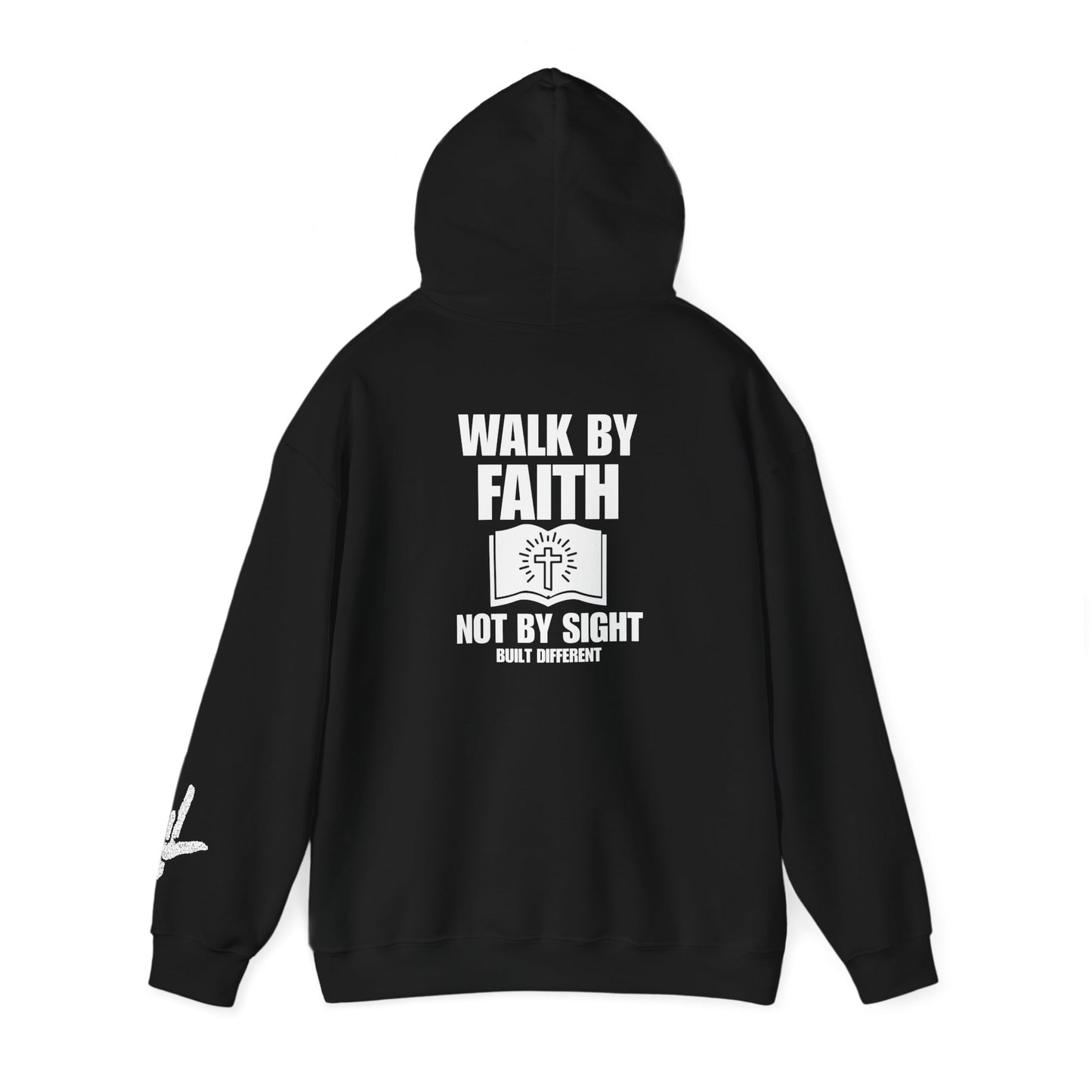 Built Different Walk By Faith | Jesus Says Walk By Faith Hoodie