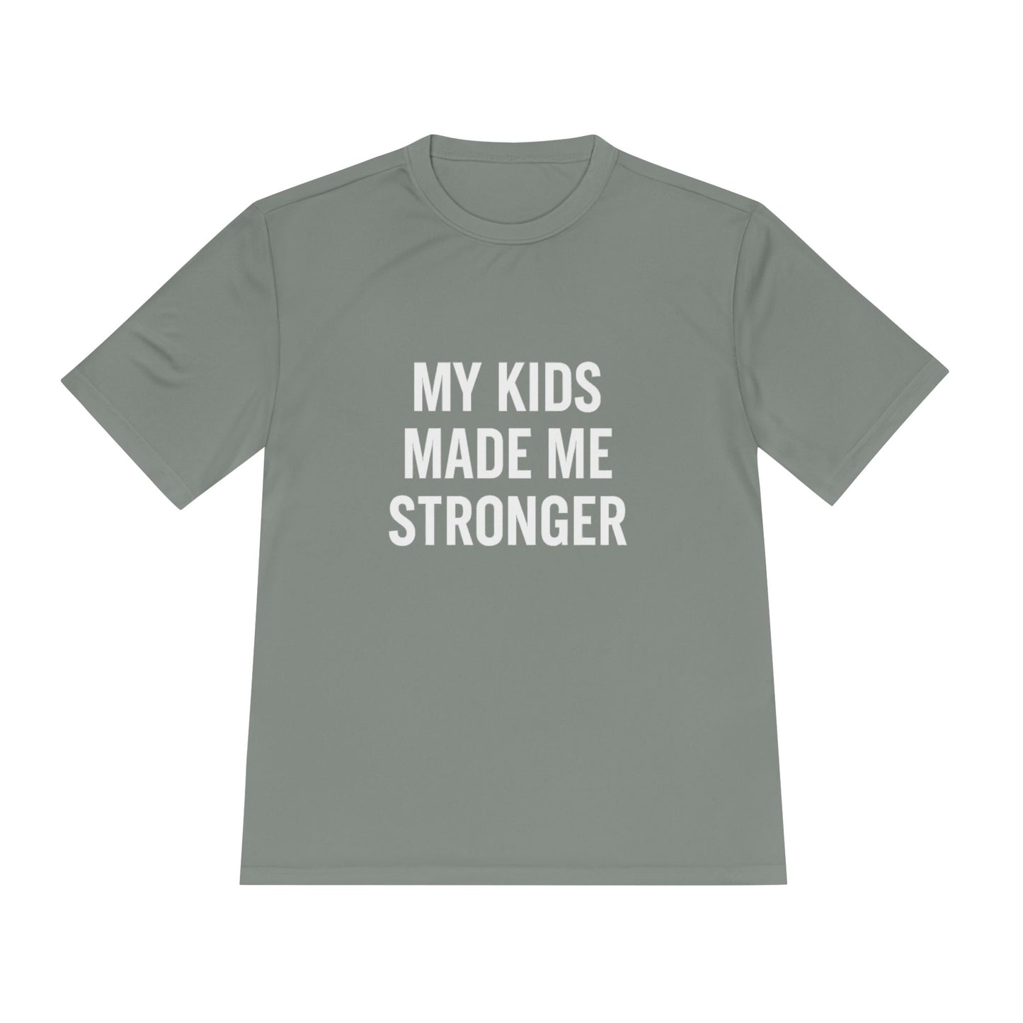 “My Kids Made Me Stronger T-Shirt – Built Different Dad Tee | Motivational Father Shirt”