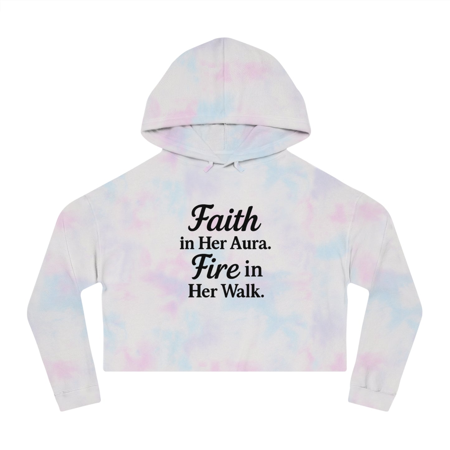 She’s Built Different | Empowerment Crop Hoodie